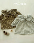 Little Foxx – Color Flower Corduroy Dress