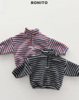 Little Foxx – Tumble Striped Half Zip-up