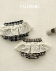 Little Foxx – Check Lace Bloomer