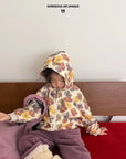 Little Foxx – Flower Hooded Zip-up