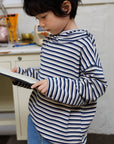 Little Foxx – Stitch Striped Hoodie