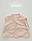 Corduroy Flower Vest