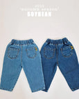Tapered Denim Pants