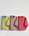 Fleece Stripe Sweatshirt
