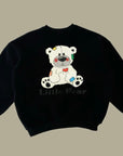 Quilted Bear Fleece Sweatshirt