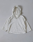 Stripe Hoodie Tee – Leichter over Size Hoodie mit Streifen
