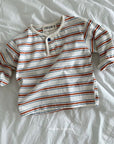 Henley Stripe Tee