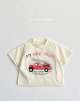 Car Print Short Sleeve Tee