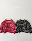 Snowflake Knit Sweatshirt