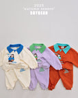 Collar Top Bottom Set