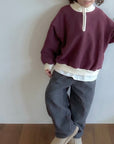 Line Zip-up Tee