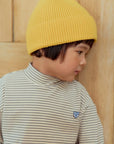 Stripe Mock Neck Tee