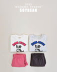 Bow Wow Raglan Top Bottom Set