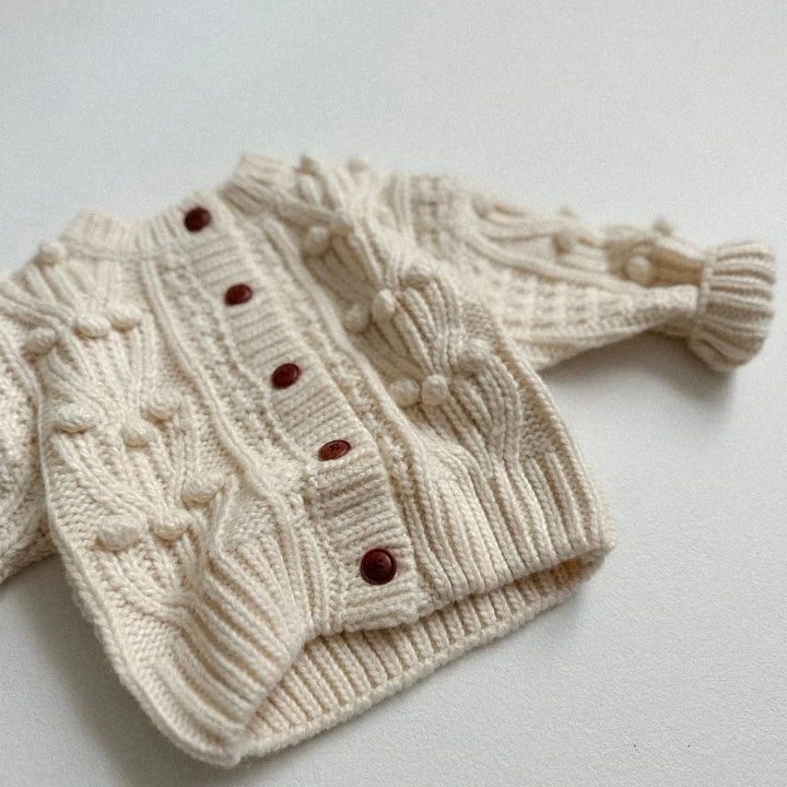 Pom Cardigan