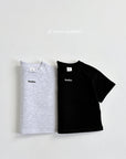 Lettering Embroidery Point Tee