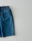 Ribbon Falling Denim Pants