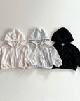 Waffle Hood Zip-up