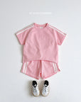 Pique Line Short Sleeve Tee