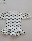 Heart Fleece One-piece