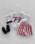 Vertical Stripe Shorts