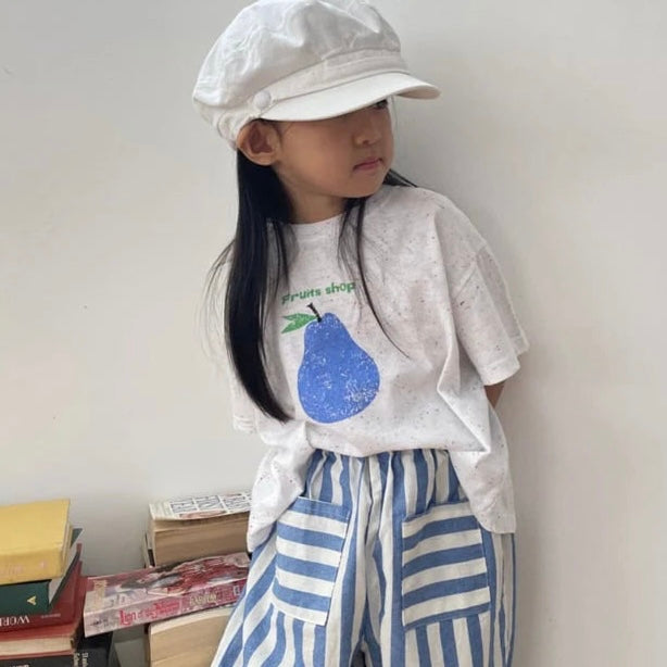 Fruit Shop Tee – Lockeres Shirt mit Birnen-Print