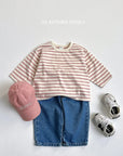 Cuff Stripe Tee