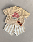 Sandy Stripes Shorts – Gestreifte Shorts mit entspannter Passform