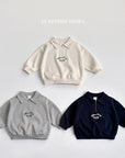 Embroidery Anorak Sweatshirt