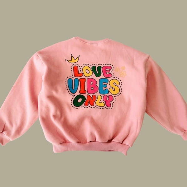 Love Vibe Fleece Sweatshirt