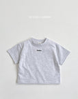 Lettering Embroidery Point Tee
