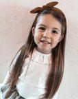 Haarreif Chocolate Velvet – Samtiger Look für kleine Trendsetter