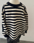 Bold Stripes Sweater – Oversize-Streifen mit Statement-Faktor