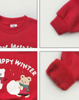 Happy Winter Brushed Sweatshirt