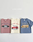 Car Print Short Sleeve Tee