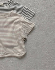 Bam Bam Stripes Tee – Oversized Shirt mit feinen Streifen