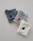 Heart Turtleneck Tee