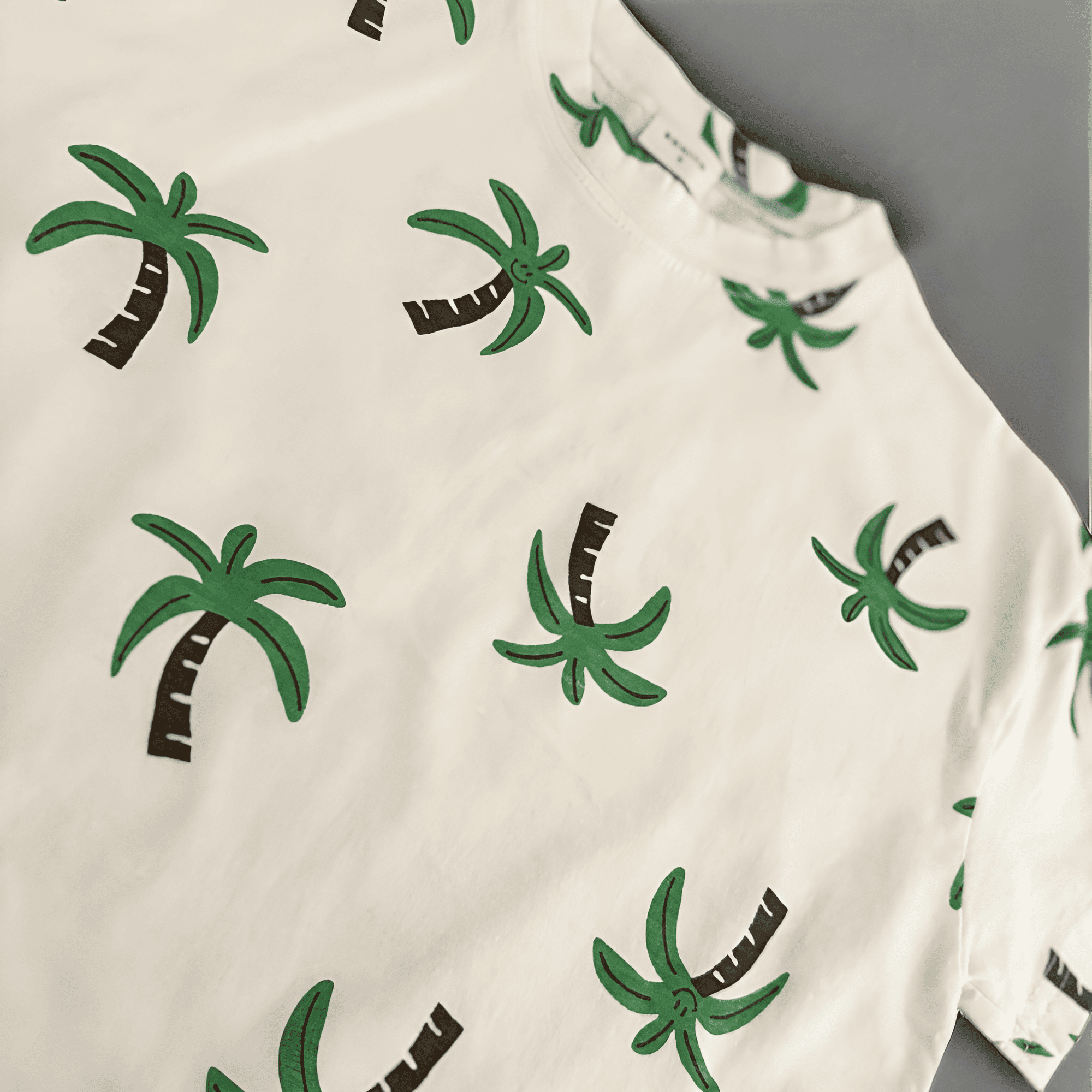 Palm Club Shirt – Lockeres Shirt mit Palmen-Print