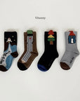 Spaceship Socks Set