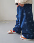 Round Denim Pants