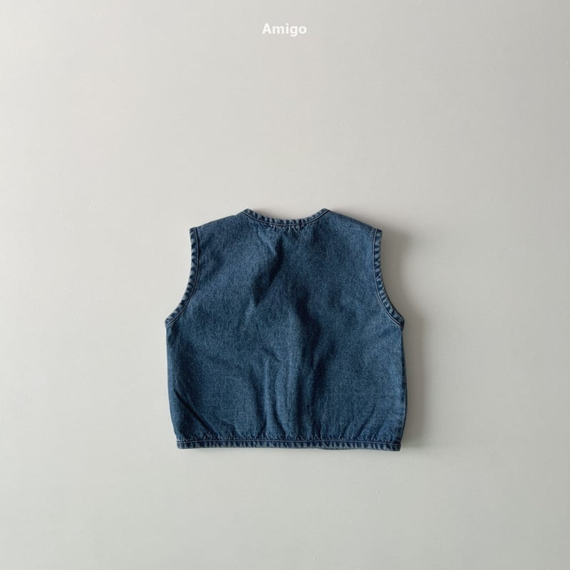 Denim Vest – Leichte Jeansweste mit Easy-Fit