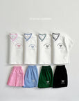 Racket V-Neck Set