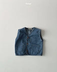 Denim Vest – Leichte Jeansweste mit Easy-Fit