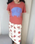 Banana Elephant Oversized Tee