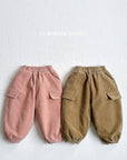 Fleece Corduroy Cargo Pants