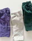 Corduroy Span Wide Pants
