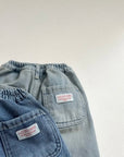 Dart Straight Denim Pants
