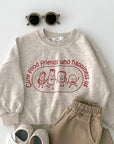 Food Friends Sweatshirt – Illustratives Sweat mit Message