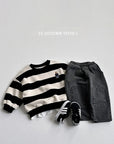 Bold Stripe Bear Sweatshirt