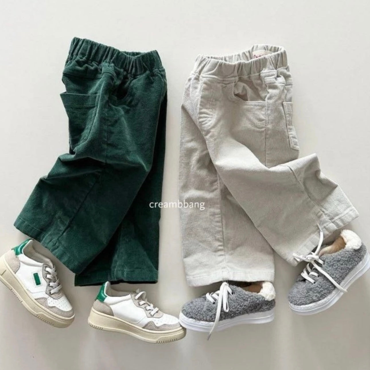 Corduroy Span Wide Pants