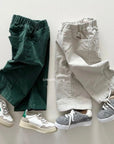 Corduroy Span Wide Pants
